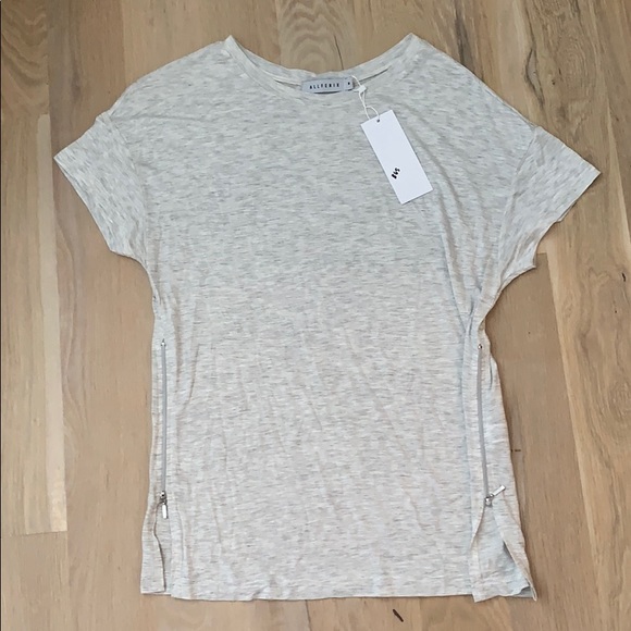 Allfenix gray zipper tee - Picture 8 of 8